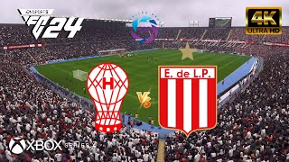 EA FC 24  Huracán vs Estudiantes  Liga Argentina 2024 4K60 [upl. by Cosenza]