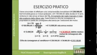 MATEMATICA FINANZIARIA LEZIONE 8 [upl. by Omrelliug1]