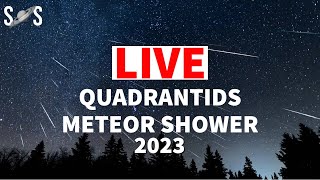 LIVE Quadrantids Meteor Shower 2023  January 4  Secrets of Space [upl. by Lenes]