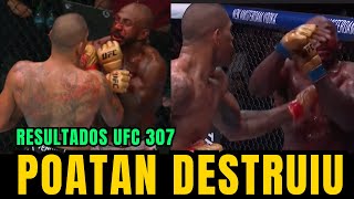 ALEX POATAN DESTRUIU KHALIL ROUNTREE E MANTEM O CINTURÃO  RESULTADOS UFC 307 [upl. by Briggs920]