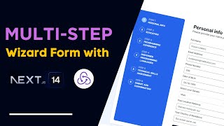 Building a MultiStep Wizard Form with Nextjs  Redux and React Hook Form  StepbyStep Tutorial [upl. by My]