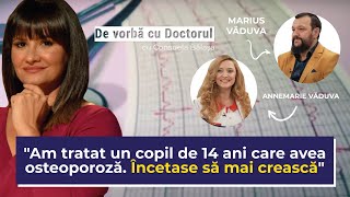 OSTEOPOROZA  SOLUȚII EFICIENTE ȘI NUTRIȚIE ADECVATĂ cu Annemarie și Marius Văduva [upl. by Hijoung279]