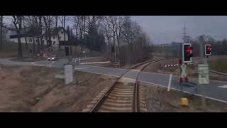 4 Führerstandsmitfahrt Erzgebirge Zwönitz nach Thalheim [upl. by Inad433]