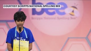 14yearold crowned Scripps National Spelling Bee champ [upl. by Suivatnad]