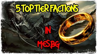 5 COMPETITIVE TOP TIER FACTIONS IN MESBG [upl. by Nore]