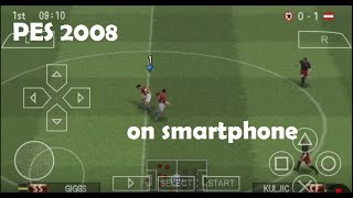 How to Play Free PES 2008 Game on android [upl. by Anilegna270]