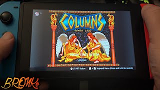 Columns  A totally underrated game and a favourite of mine  Nintendo Switch handheld gameplay [upl. by Gregorio]