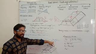 Part 25  Road estimate  Earth work calculation  Mid section method  Prismoidal method  Mean [upl. by Alastair]