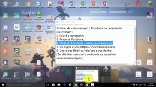 Como acessar o Facebook no computador internet [upl. by Bridge506]