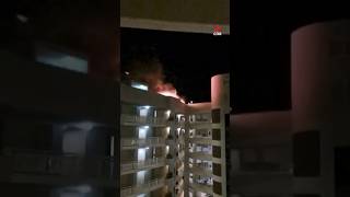 Helicopter crashes into hotel roof in Australia [upl. by Broek789]