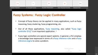 ATAL FDP on Type 1 and Type 2 Fuzzy Logic and Its Applications Day 2 Session 2 [upl. by Liagibba]