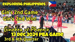 🇵🇭 Ginebra Vs Phoenix  13dec2024 PBA Game Season 49  Exploring Philippines  Vlog 31 pbaseason49 [upl. by Abehsile]