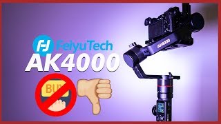 FeiyuTech AK4000 Gimbal 30 Day Review [upl. by Ahsiet]