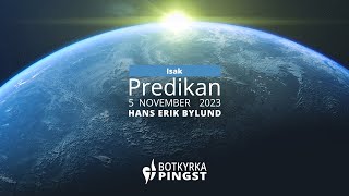 Predikan 5 november 2023 quotIsakquot [upl. by Stephan]