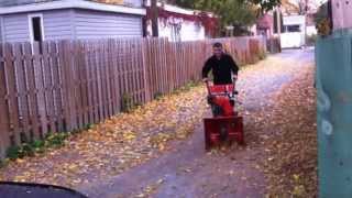 Columbia 824 snowblower testing before winter [upl. by Sivia28]