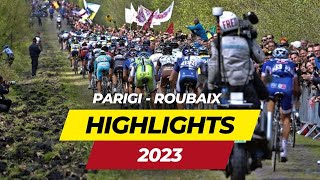 Parigi  Roubaix 2023 Highlights [upl. by Leirea199]