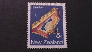 Postage stamp New Zealand Carnelian Price 5 cents [upl. by Enak]