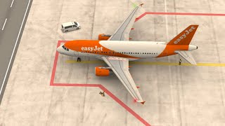 Parking at Innsbruck airport EasyJet A319 I moved up to regional [upl. by Janifer]