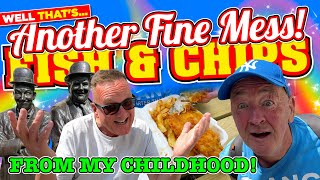 We went to a FISH and CHIP Shop from my CHILDHOODThats ANOTHER FINE MESS [upl. by Roee527]