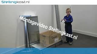 Stellingkast Montage Video  Kijk hoe je eenvoudig onze stellingkast monteert Snelle levering [upl. by Oina]