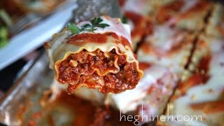 Լազանյա  Lasagna Roll Ups Recipe  Heghineh Cooking Show in Armenian [upl. by Eah]