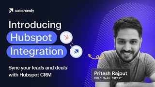 Introducing HubSpot Integration in Saleshandy [upl. by Rodi]