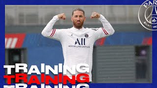 Sergio Ramos  Première journée dentraînement [upl. by Aserehtairam18]