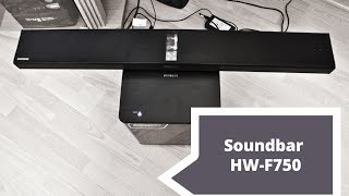 Samsung Soundbar HWF750 Pierwsze wrażenia  Robert Nawrowski [upl. by Conn240]