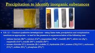 Chemistry M8 Inquiry 1  Finding Inorganic Substances Precipitation [upl. by Alyakcim]