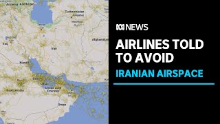 Egypt tells its airlines to avoid Iranian airspace for three hours  ABC News [upl. by Atlas246]