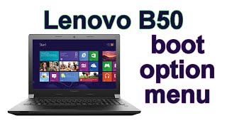 تعديل خيارات الإقلاع و البيوس في لابتوب lenovo b50 [upl. by Aeila905]