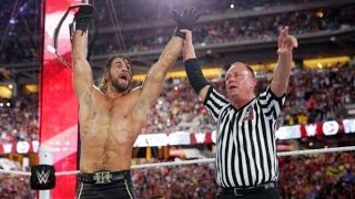 Seth Rollins Canjea su Maletin en wrestlemania 31 [upl. by Cioban]