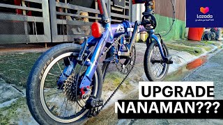 Folding Bike Upgrade  Salamat Shopee [upl. by Eula59]