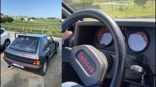 Peugeot 205 Turbo 16 onboard driving and sound [upl. by Bowe175]