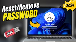 ResetRemove Windows 1011 Password Using HIREN USB EASY [upl. by Bertelli]