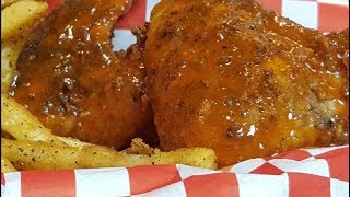 EASY DEEP FRIED HOT WINGS [upl. by Aicilanna]