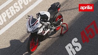 2024 APRILIA RS 457 🔥 DETAILED WALKAROUND [upl. by Belldame]