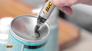 Using BIC Marking 2300 permanent marker  2016 video [upl. by Prowel]