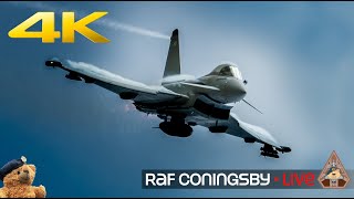 LIVE EUROFIGHTER TYPHOON FGR4 ACTION QRA STATION RAF CONINGSBY • 160524 [upl. by Opiuuk]