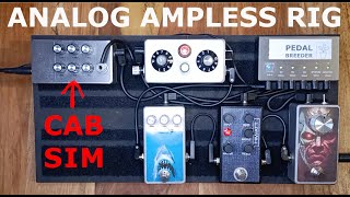 CAB SIM  My Analog amp Ampless Setup [upl. by Monney]