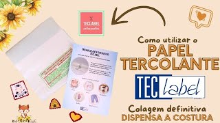 como utilizar o termocolante definitivo TACLABEL [upl. by Hollis]