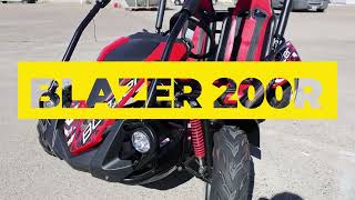 Trailmaster Blazer 200R Mid Size YouthKids Go Kart  Motobuyscom [upl. by Ieso661]