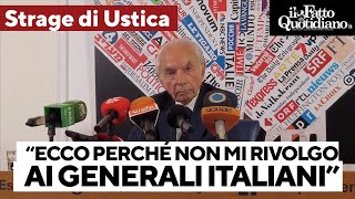 Ustica Amato quotEcco perché mi rivolgo a Macron e non ai generali italianiquot [upl. by Palgrave458]