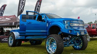 Lone Star ThrowDown 2023 The BIGGEST Truck Show in Texas PT1 Lifted Lowered Custom Trucks [upl. by Lomaj433]