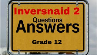 GRADE 12 POEM INVERSNAID SOLUTIONS TO QUESTIONS 2 [upl. by King28]