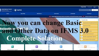 IFMS 3 0 BASIC CHANGE and All Data from Pay manager to IFMS 30 [upl. by Airdnat494]