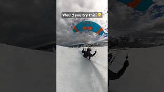 Paragliding closer to the ground is not possible 🤣 [upl. by Ahsemit]