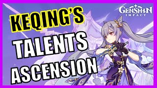 Keqing Talents Ascension Materials Farm Guide  Genshin Impact [upl. by Eynahpets]