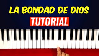 La bondad de Dios Church of the city Piano Tutorial  Prisca Piano [upl. by Erdnoid]