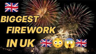 THE BIGGEST FIREWORK IN UK 🇬🇧😱😱🇬🇧 uk [upl. by Bevin]